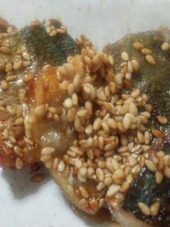 アジの蒲焼き風ゴマからめ-レシピのメイン写真