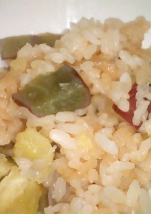 簡単すぎてごめん！さつま芋の炊き込みご飯-レシピのメイン写真