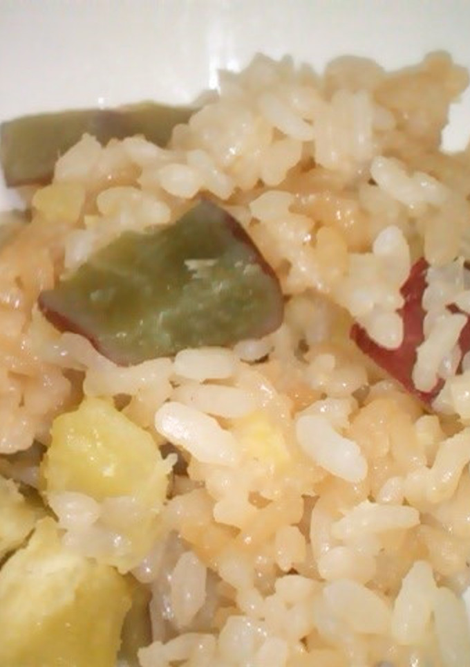 簡単すぎてごめん！さつま芋の炊き込みご飯-レシピのメイン写真