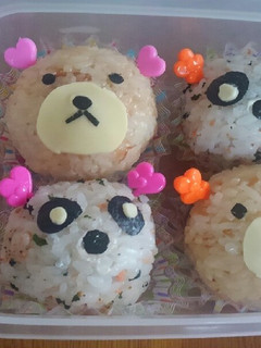 超簡単★ふりかけでデコおにぎり♪-レシピのメイン写真
