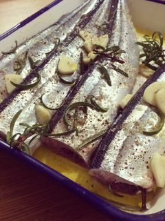秋刀魚のハーブ塩焼き-レシピのメイン写真