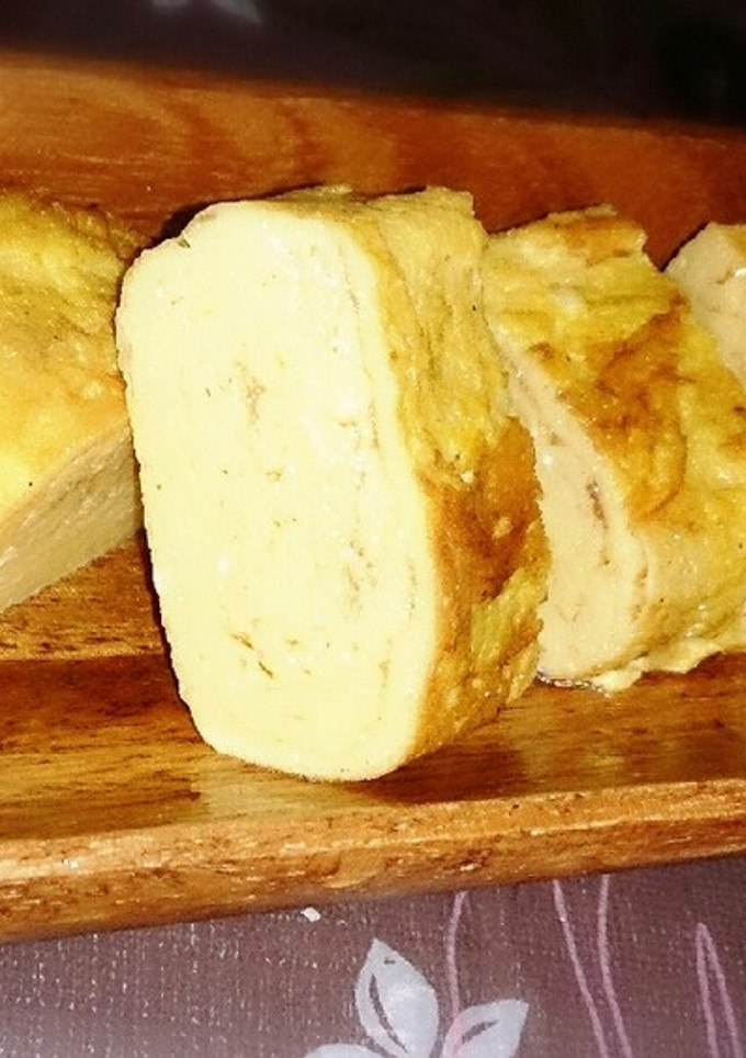 我が家の冷めてもジューシー豆乳厚焼き卵-レシピのメイン写真