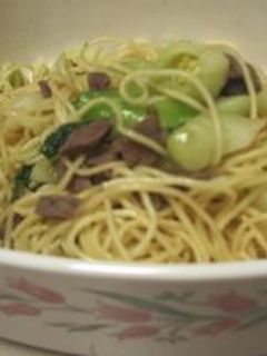 青梗菜入り焼きそば-レシピのメイン写真
