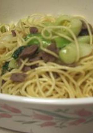 青梗菜入り焼きそば-レシピのメイン写真
