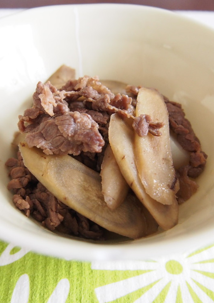 牛肉とごぼうの生姜煮-レシピのメイン写真