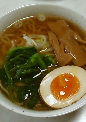 にぼし醤油ラーメン（1人分）-レシピのメイン写真