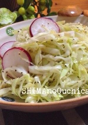 キャベツの塩レモンペッパーサラダ-レシピのメイン写真