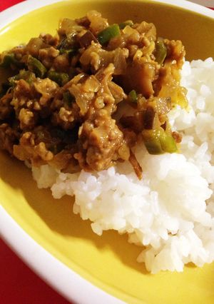なめたけドライカレー-レシピのメイン写真