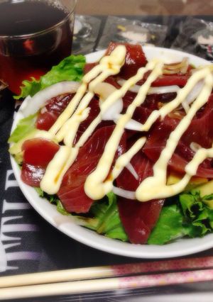 簡単！アボカドと鰹のサラダごはん-レシピのメイン写真