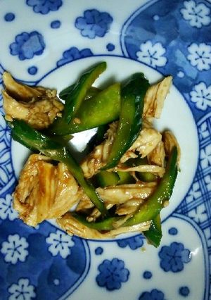 きゅうりと鶏胸肉の甜麺醤和え-レシピのメイン写真
