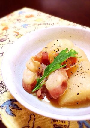 味染み大根とベーコンの洋風煮物★-レシピのメイン写真