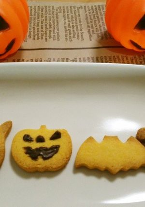 かぼちゃのクッキーでハロウィン-レシピのメイン写真