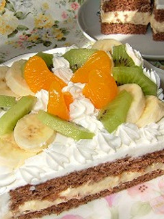 フルーツケーキ~バナナクリーム~-レシピのメイン写真