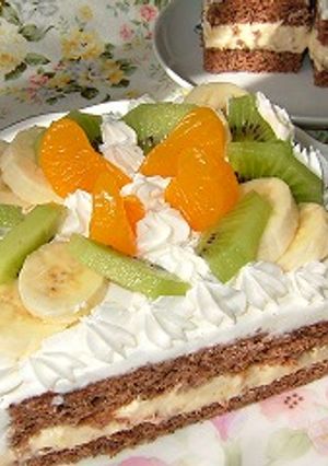 フルーツケーキ～バナナクリーム～-レシピのメイン写真