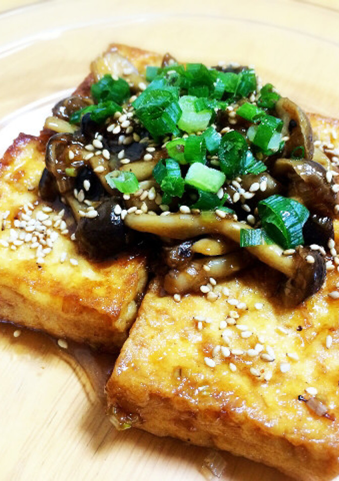 簡単♫厚揚げ豆腐のねぎ味噌焼き-レシピのメイン写真