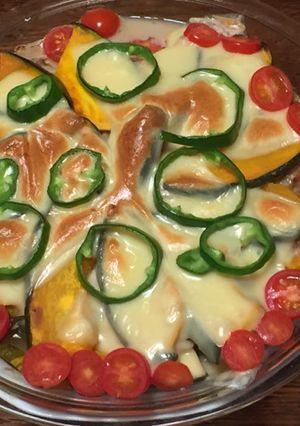 ハンバーグをカボチャでサンド-レシピのメイン写真