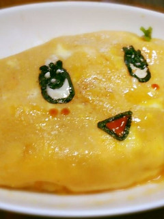 簡単!美味しい!ふなっしーオムライス♪-レシピのメイン写真