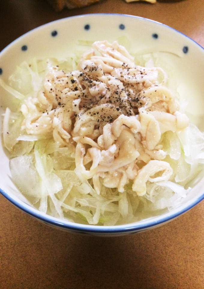 簡単つまみ！ 男の鶏皮ぽん酢('ω'`)-レシピのメイン写真