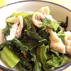 รูปของ 魚醤だけで高菜の炊いたん