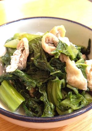 魚醤だけで高菜の炊いたん-レシピのメイン写真