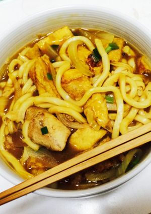 即席カレーうどん-レシピのメイン写真