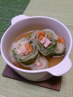 白菜のくるくるポトフ-レシピのメイン写真