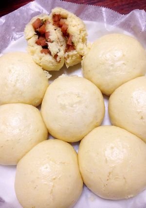 パンケーキミックスで作る簡単肉まん-レシピのメイン写真