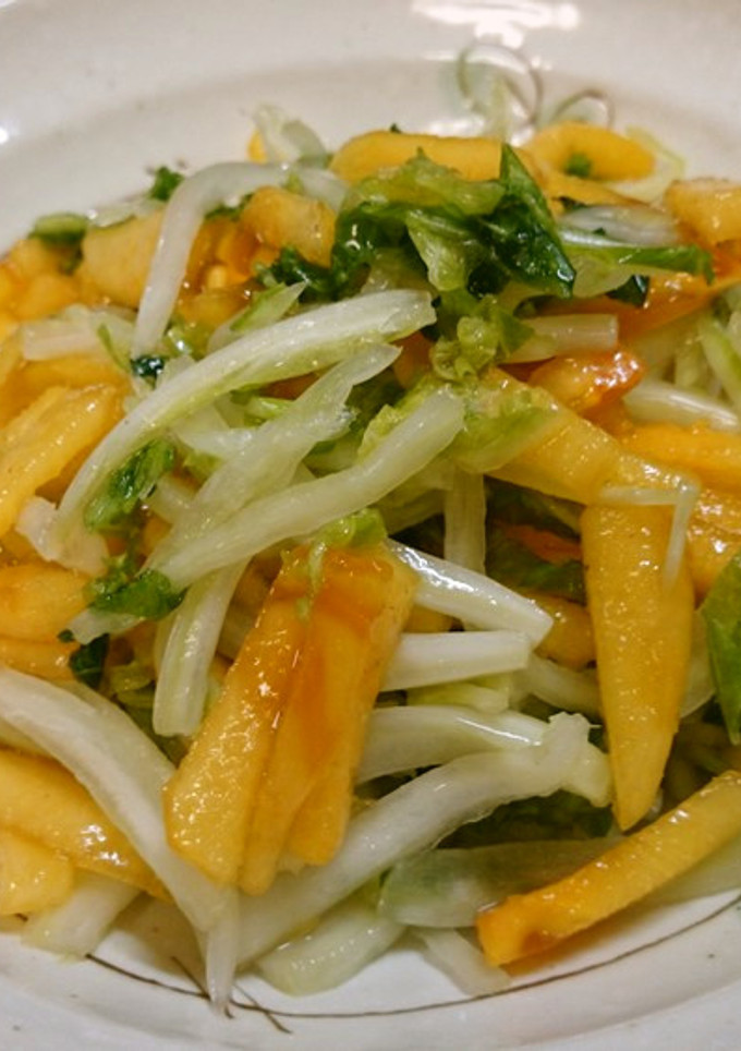 柿と白菜の酢の物♪-レシピのメイン写真