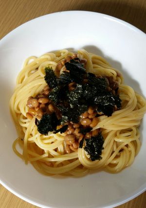 納豆パスタ-レシピのメイン写真