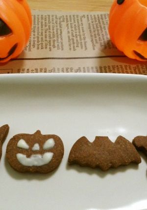 ココアのクッキーでハロウィン-レシピのメイン写真