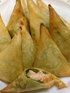 鮭と紫蘇の春巻き♪-レシピのメイン写真