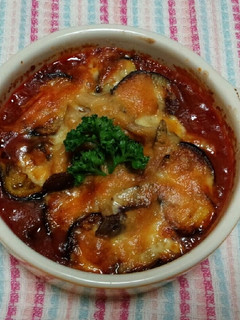 茄子としめじのミートソースグラタン-レシピのメイン写真