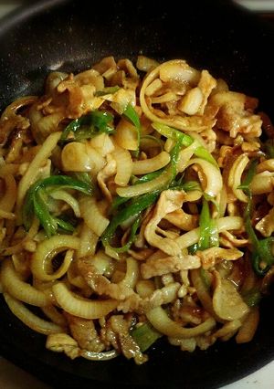 豚肉と玉ねぎの炒めもの☆簡単スピード料理-レシピのメイン写真