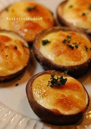 トースターで♬しいたけの味噌マヨ焼き-レシピのメイン写真