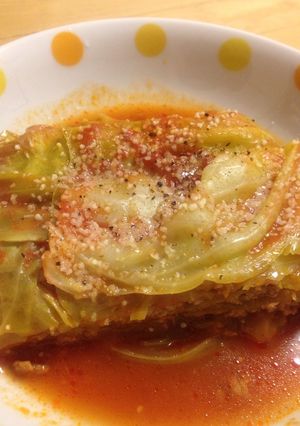 トマトJで簡単☆キャベツとひき肉の重ね煮-レシピのメイン写真