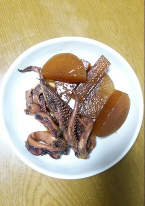 レンジ圧力鍋でイカ大根-レシピのメイン写真
