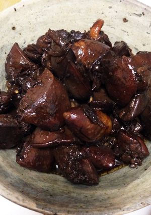 簡単激ウマ☆鶏レバーのウスターソース煮☆-レシピのメイン写真