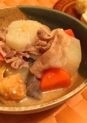 しっかり味噌味☆豚肉と野菜の煮物-レシピのメイン写真