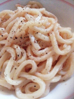 簡単 クリーミーたらこ焼うどん!-レシピのメイン写真