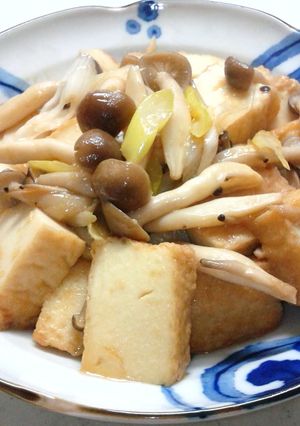節約おかず☆厚揚げとしめじの合わせ炒め-レシピのメイン写真