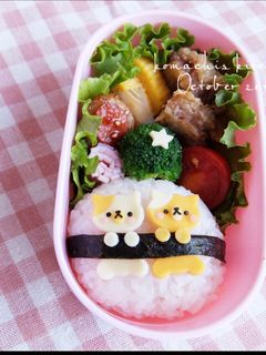 お弁当 キャラ弁♡ねこちゃん 幼稚園-レシピのメイン写真