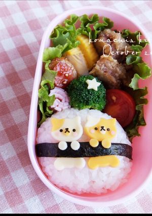 お弁当 キャラ弁♡ねこちゃん 幼稚園-レシピのメイン写真