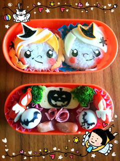 アナとエルサのハロウィン弁当♡-レシピのメイン写真