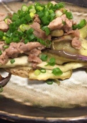 豚肉と茄子のポン酢がけ-レシピのメイン写真