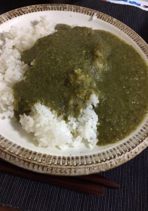 ほうれん草ポタージュからのカレー-レシピのメイン写真