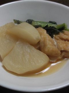 蕪と揚げの煮物-レシピのメイン写真