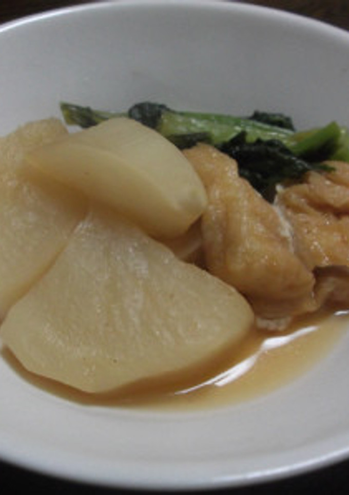 蕪と揚げの煮物-レシピのメイン写真