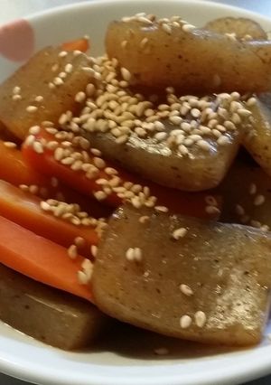 食べごたえ抜群！こんにゃくのきんぴら-レシピのメイン写真
