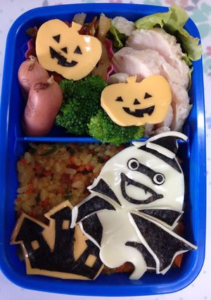 妖怪ウォッチ ハロウィンキャラ弁-レシピのメイン写真