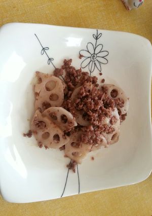 れんこんとひき肉のきんぴら-レシピのメイン写真